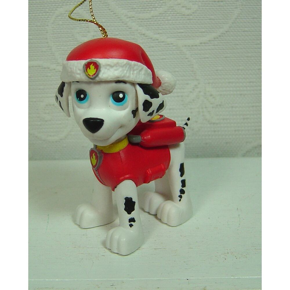 PAW PATROL SANTA CHRISTMAS DALMATIAN ORNAMENT-SPIN MASTER